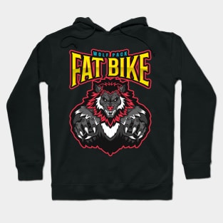 Wolf Pack Fat Bike and Mountain Biking Merch Hoodie